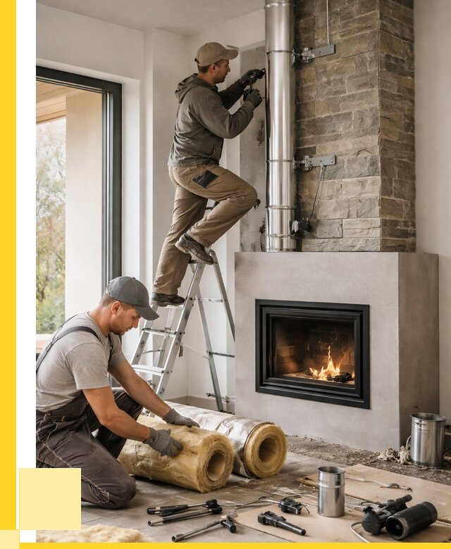 Монтаж дымоходов для каминов в Химках от 15551 р. ЭриданХмк