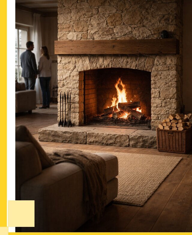 Открытые камины под ключ в Химках от 155505 р. ЭриданХмк