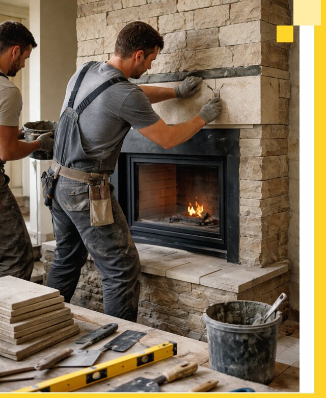 Проектирование и установка открытых каминов в Химках