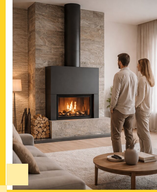 Закрытые камины под ключ в Химках от 124404 р., ЭриданХмк