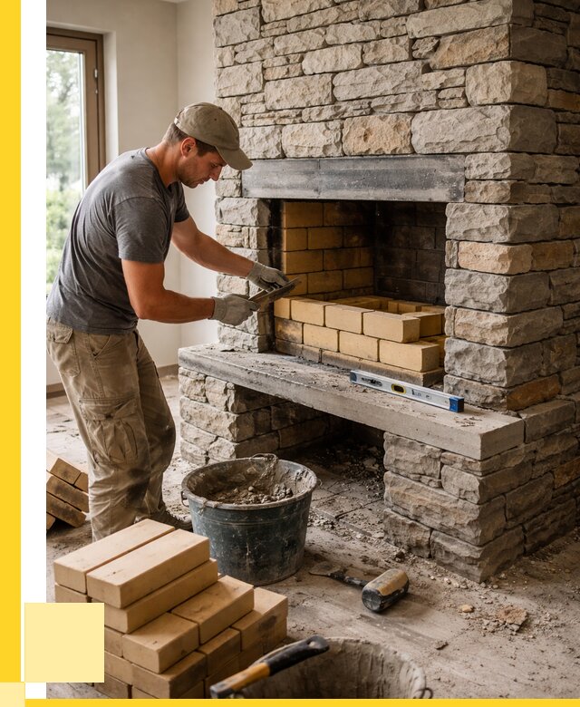 Кладка каминов и камина в Химках от 25918 р. ЭриданХмк