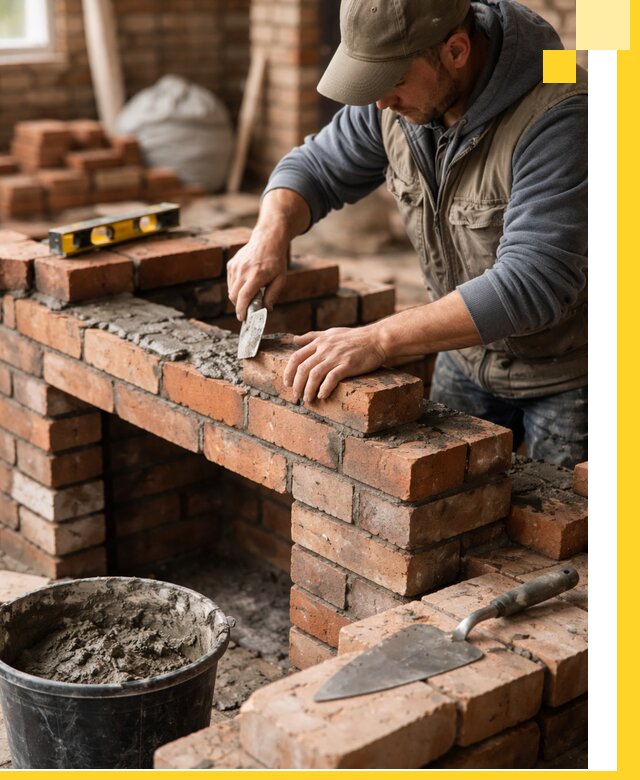 Кладка каминов под ключ в Химках профессиональная отделка и монтаж