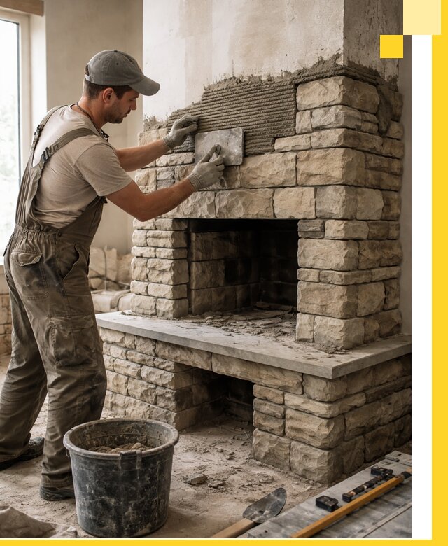 Строительство каминов под ключ в Химках от проектирования до монтажа