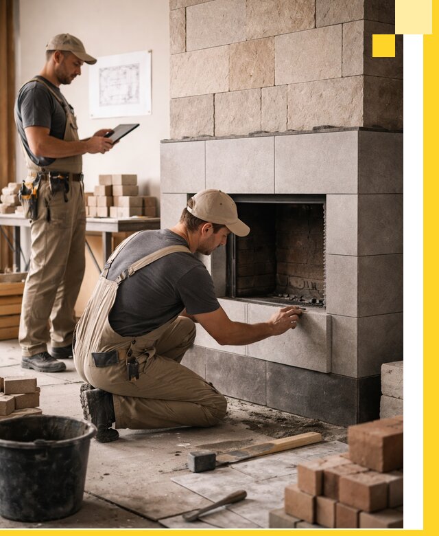 Индивидуальные проекты каминов и каминных систем в Химках