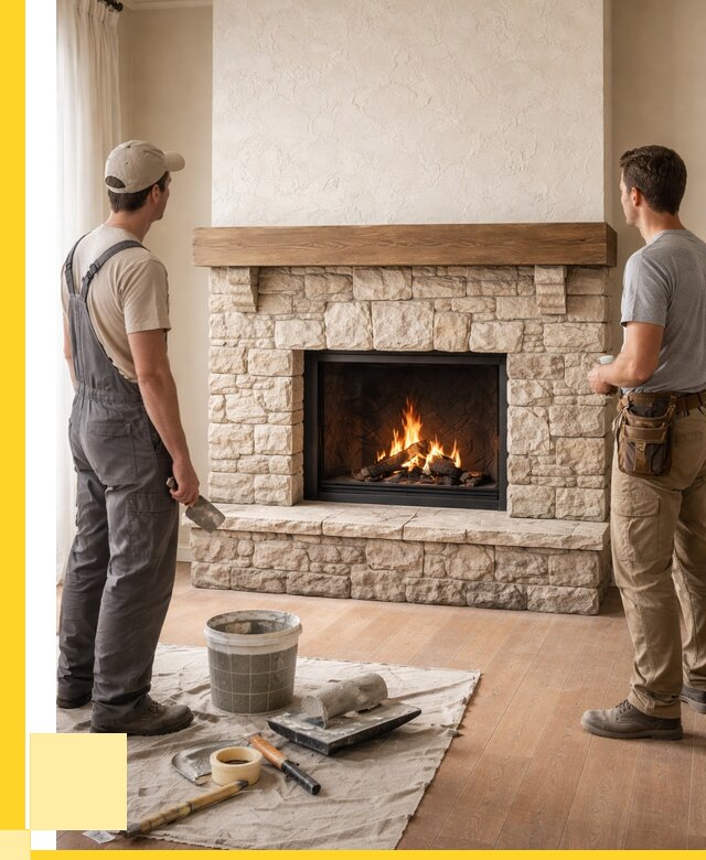 Отделка каминов в Химках от 6739 р. под ключ | ЭриданХмк