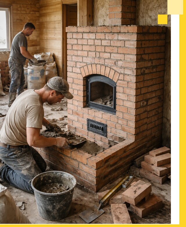 Профессиональное строительство печей в Химках под ключ