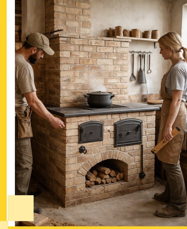 Варочно отопительные печи в Химках от 93303 р. | ЭриданХмк