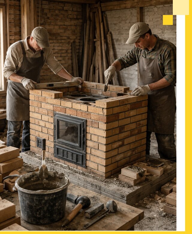 Изготовление и установка варочных печей под ключ в Химках