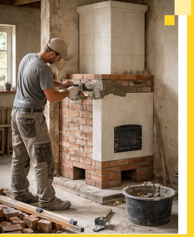 Изготовление и установка печей-голландок под ключ в Химках