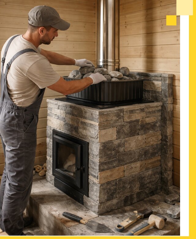 Печи для парной в Химках, производство, монтаж и обслуживание