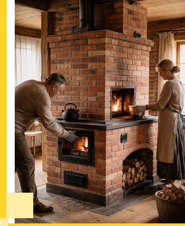 Печи для загородного дома под ключ в Химках от 82936 р. | ЭриданХмк