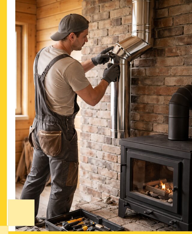 Монтаж дымоходов для печей в Химках от 7775 р. | ЭриданХмк