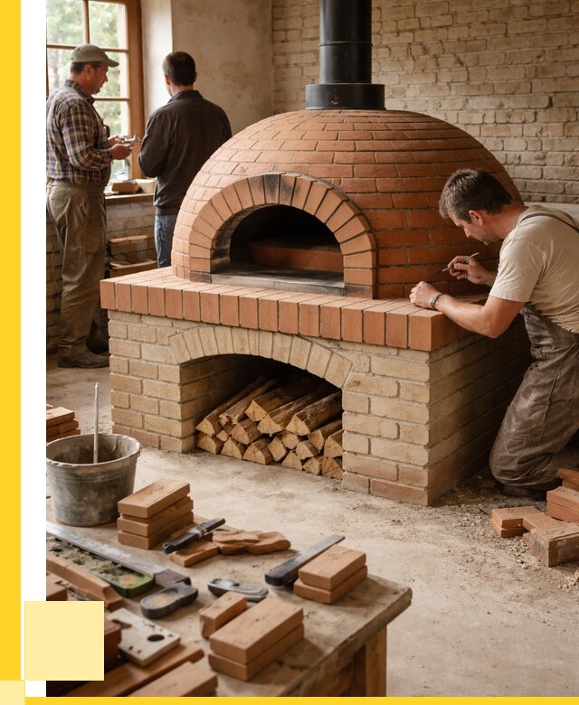 Помпейская печь дровяная для пиццы в Химках | ЭриданХмк от 207340 р.