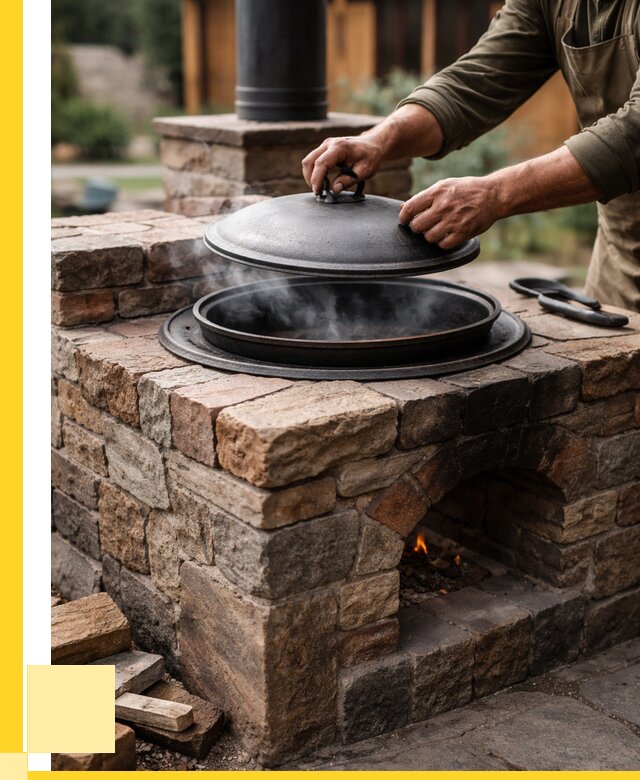 Печи для казана в Химках по цене от 18661 р. | ЭриданХмк