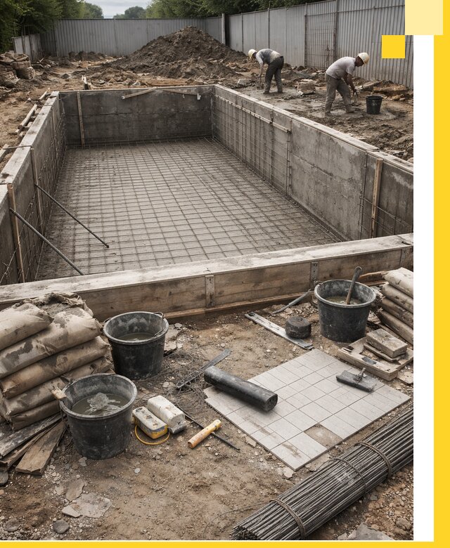 Строительство бассейнов под ключ в Химках, дизайн и монтаж