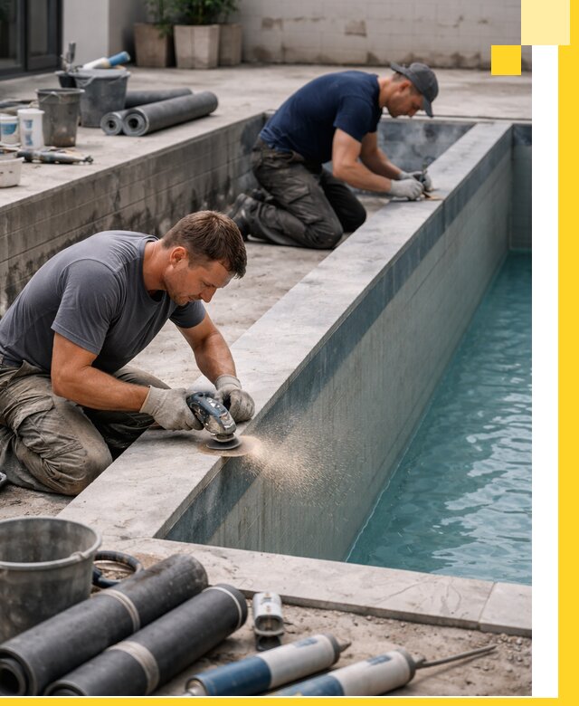 Профессиональный ремонт бассейнов под ключ в Химках