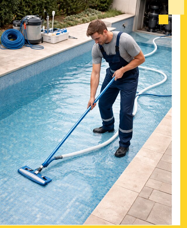 Профессиональная чистка бассейнов и фильтров в Химках под ключ