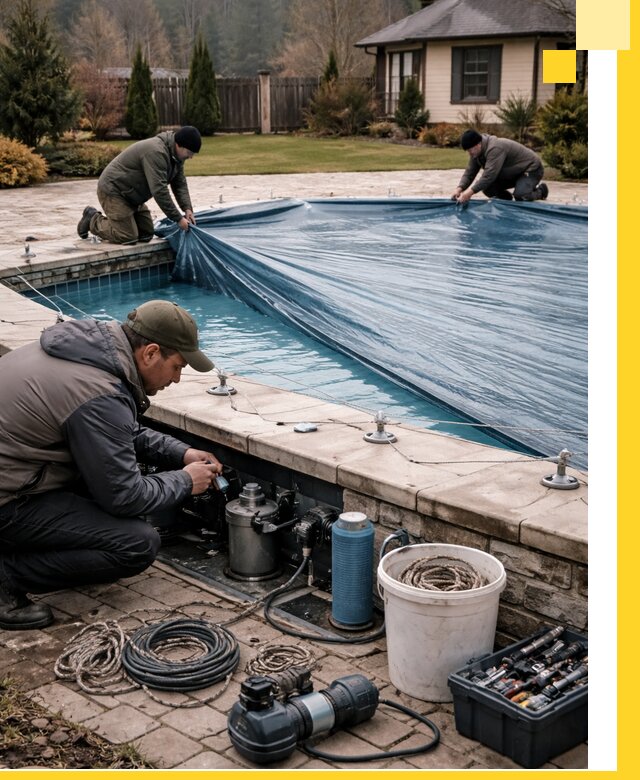 Консервация бассейнов в Химках: подготовка к длительному хранению