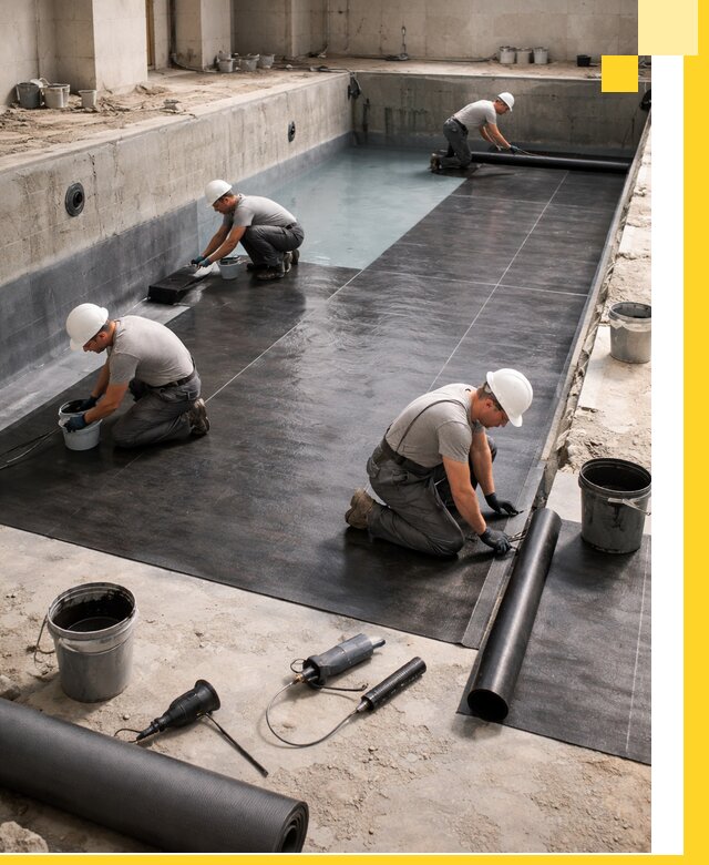 Профессиональная гидроизоляция бассейнов и чаш в Химках под ключ