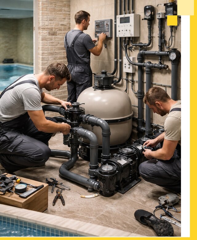 Комплексное оборудование для бассейнов под ключ в Химках