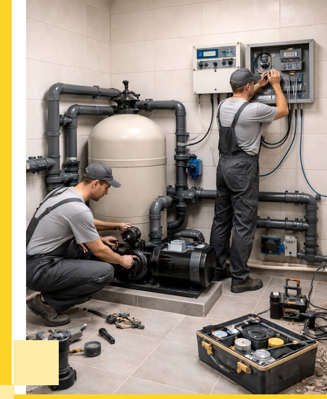 Монтаж оборудования для бассейнов в Химках от 41468 р. | ЭриданХмк