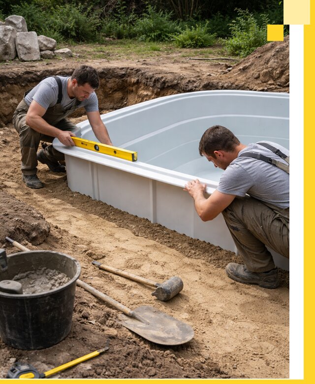 Производство и установка пластиковых бассейнов в Химках под ключ