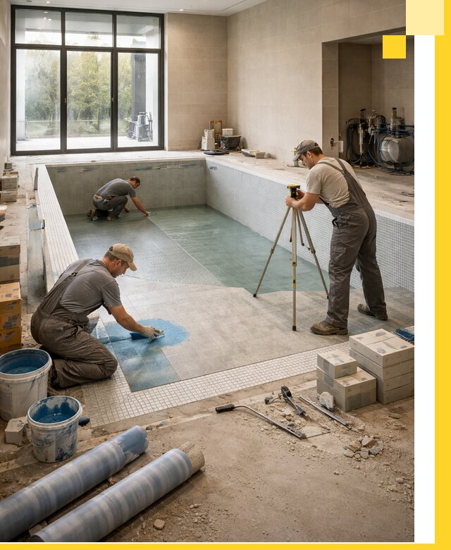 Проект и строительство закрытых бассейнов в Химках под ключ