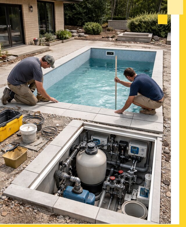 Строительство качественных домашних бассейнов под ключ в Химках