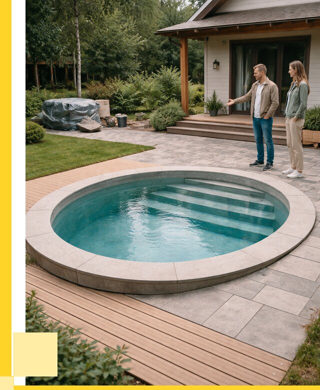 Бассейн на даче под ключ в Химках от 207340 р., ЭриданХмк