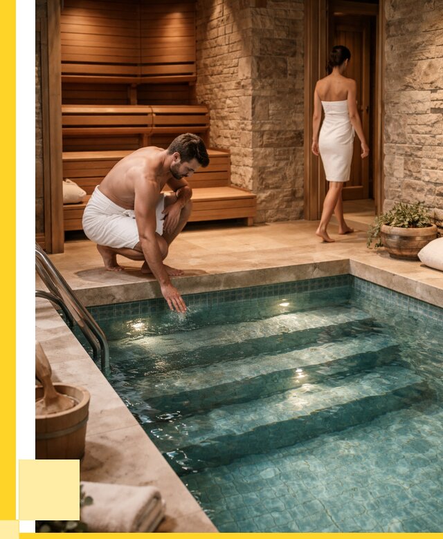 Сауна с бассейном под ключ в Химках от 124404 р., ЭриданХмк