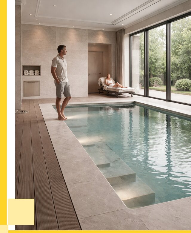 Бассейны в коттедже под ключ в Химках от 1244040 р. | ЭриданХмк