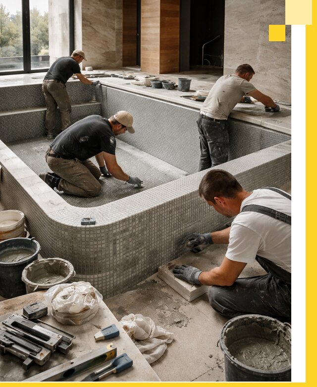 Строительство и установка СПА бассейнов под ключ в Химках