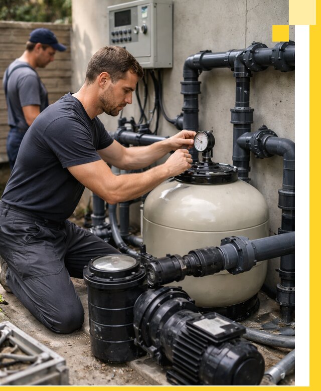 Поставка и монтаж фильтровального оборудования для бассейнов в Химках