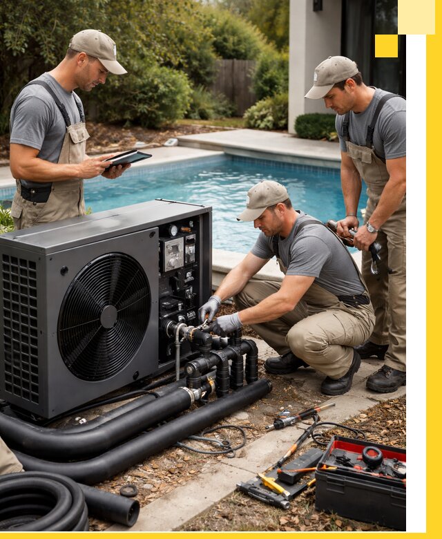 Проектирование и установка тепловых насосов для бассейнов в Химках