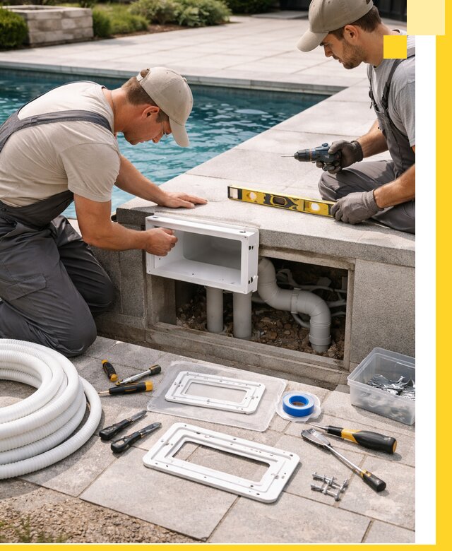 Поставка и установка скиммеров для бассейнов в Химках