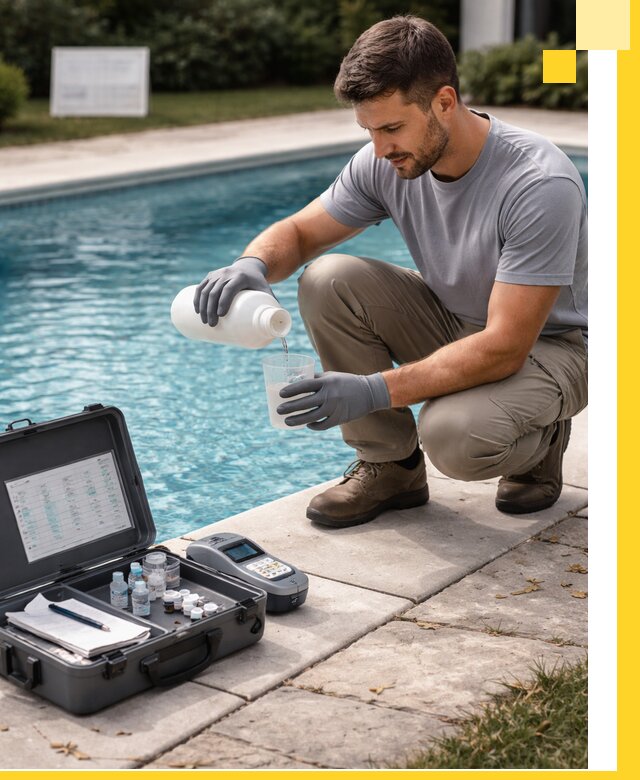 Профессиональная дезинфекция воды в бассейне в Химках