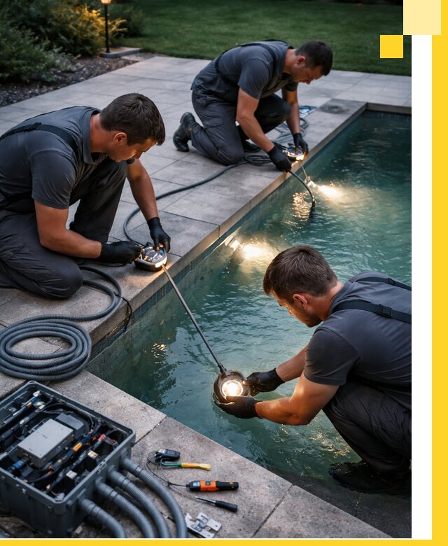 Профессиональное освещение бассейнов в Химках: дизайн и монтаж