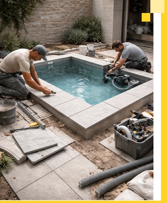 Мини бассейны под ключ в Химках, дизайн и установка