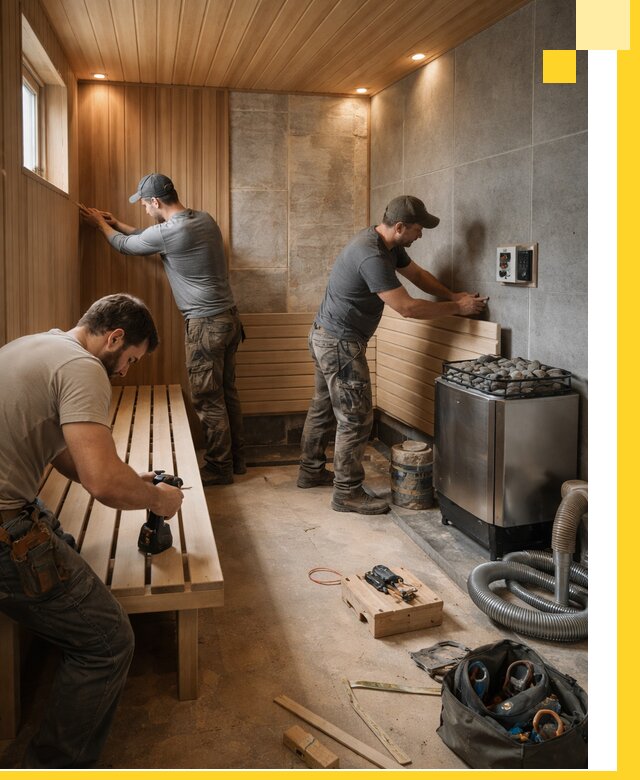 Сауны под ключ в Химках, проектирование, строительство, отделка
