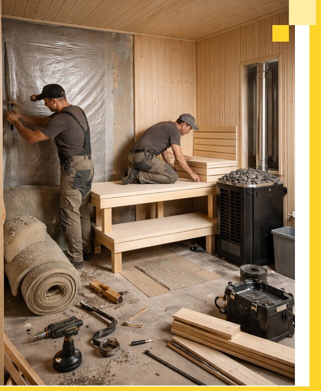 Проекты саун под ключ в Химках дизайн и строительство