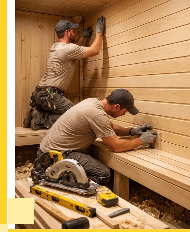 Обшивка саун вагонкой в Химках от 2592 р. | ЭриданХмк