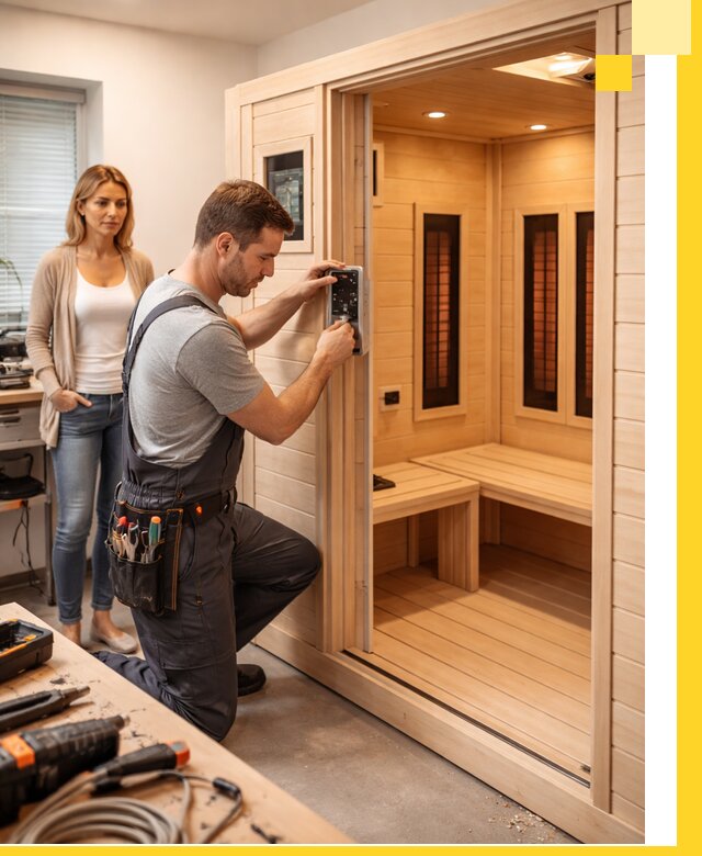 Инфракрасные сауны под ключ в Химках продажа и установка