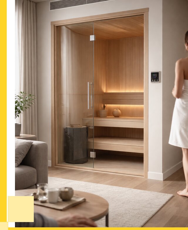 Сауна в квартире под ключ в Химках от 124404 р. ЭриданХмк