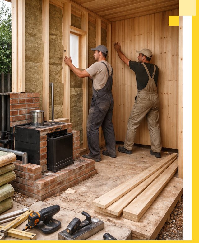 Строительство и установка дачных саун под ключ в Химках