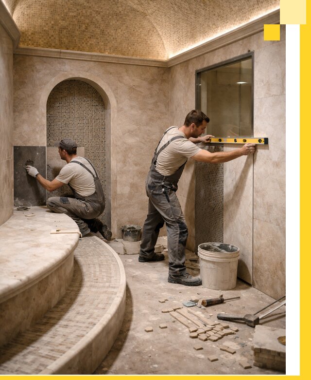 Проектирование и строительство саун с хамамом под ключ в Химках