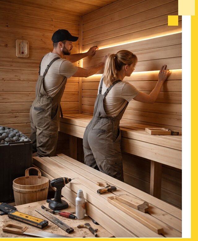 Дизайн саун и бань под ключ с индивидуальным проектом в Химках