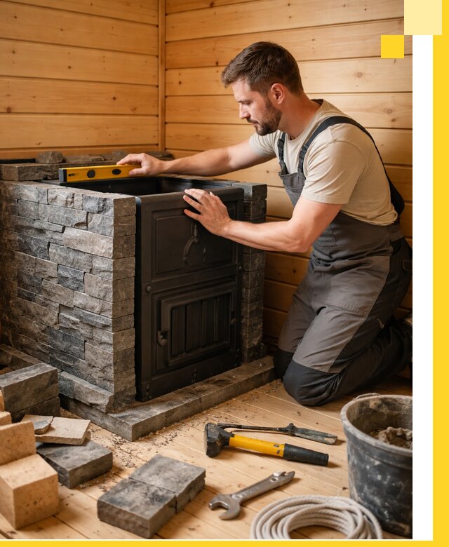 Производство и установка печей для саун под ключ в Химках