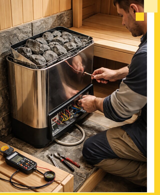 Продажа и установка электрокаменок для саун в Химках