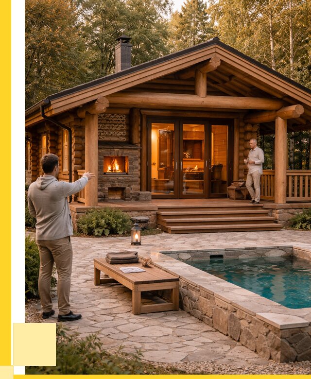 Проекты бань и хамам в Химках от 25918 р. | ЭриданХмк