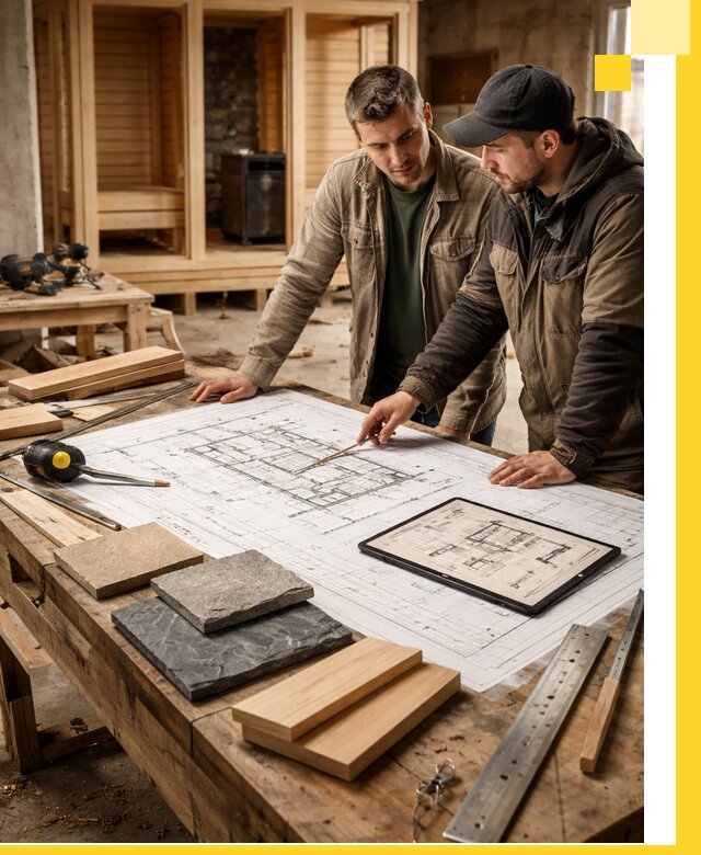 Проекты бань под ключ и планы строительства в Химках